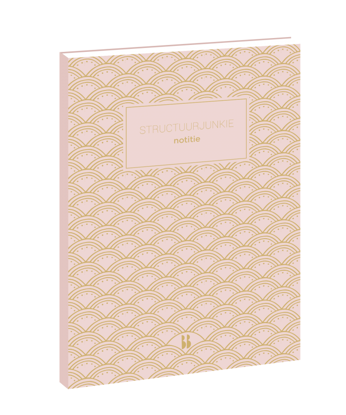 structuurjunkie notitieboek roze