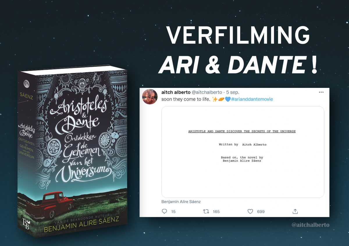 Ari & Dante boek film sterren omslag