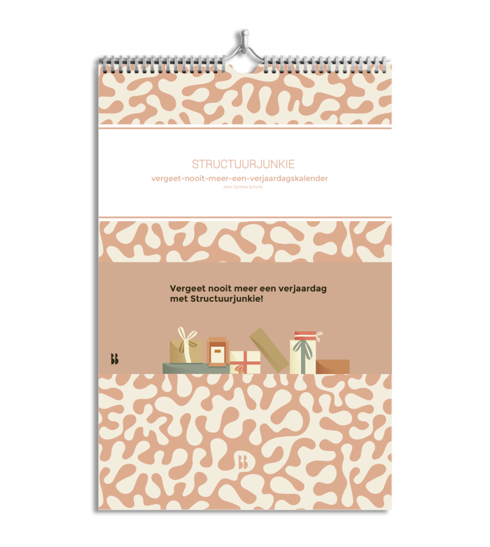 Structuurjunkie vergeet-nooit-meer-een-Verjaardagskalender 3D