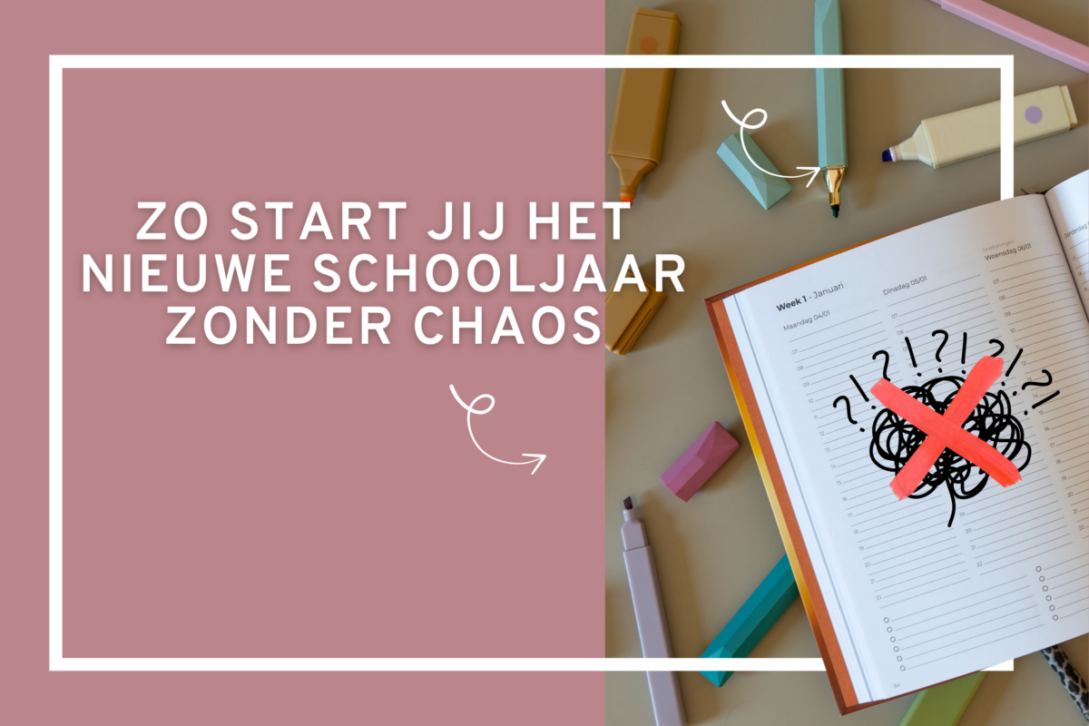 Back to school agenda planner tips voor het nieuwe schooljaar